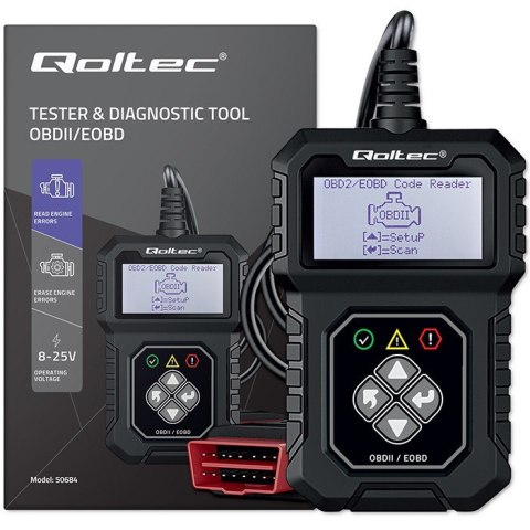 Cyfrowy Tester diagnostyczny ProLine | OBDII EOBD | 8V-25V | Dualsystem Cyfrowy Tester diagnostyczny ProLine | OBDII EOBD | 8V-25V | Dualsystem