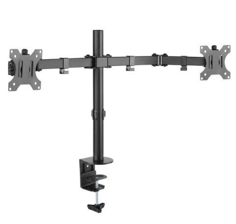 Uchwyt biurkowy na dwa monitory 13-32 cali 8kg Uchwyt biurkowy na dwa monitory 13-32 cali 8kg