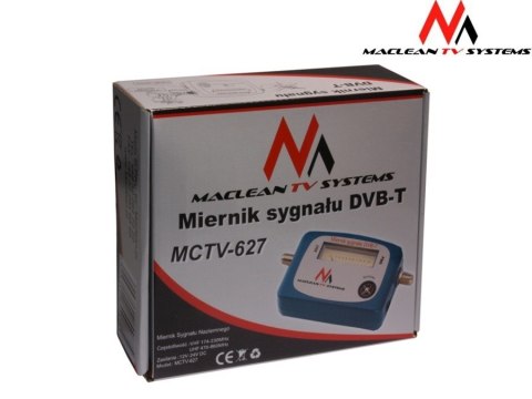 Miernik sygnału DVB-T MCTV-627 Do ustawiania anten DVB-T Miernik sygnału DVB-T MCTV-627 Do ustawiania anten DVB-T