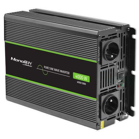 Przetwornica napięcia Monolith | 2000W | 4000W | 24V na 230V | Czysty Sinus Przetwornica napięcia Monolith | 2000W | 4000W | 24V na 230V | Czysty Sinus