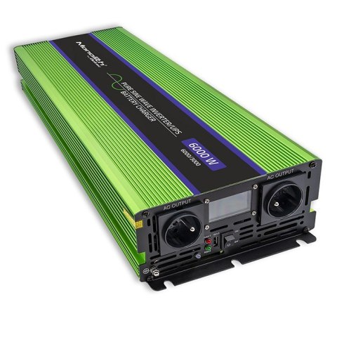 Przetwornica napięcia Monolith | ładowanie baterii | UPS | 3000W | 6000W | 12V na 230V | Czysty Sinus | LCD Przetwornica napięcia Monolith | ładowanie baterii | UPS | 3000W | 6000W | 12V na 230V | Czysty Sinus | LCD
