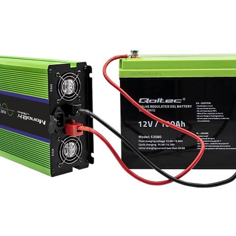 Przetwornica napięcia Monolith | ładowanie baterii | UPS | 3000W | 6000W | 12V na 230V | Czysty Sinus | LCD Przetwornica napięcia Monolith | ładowanie baterii | UPS | 3000W | 6000W | 12V na 230V | Czysty Sinus | LCD