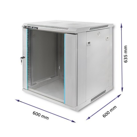 Szafa RACK 19 cali | 12U | 600 x 600 x 635 Szafa RACK 19 cali | 12U | 600 x 600 x 635