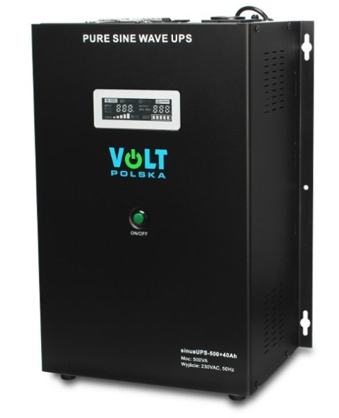 Przetwornica VOLT POLSKA SinusUPS-500 40AH 12V 300/500W Przetwornica VOLT POLSKA SinusUPS-500 40AH 12V 300/500W