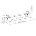 Organizer podbiurkowy na kable, MC-333 max 5kg