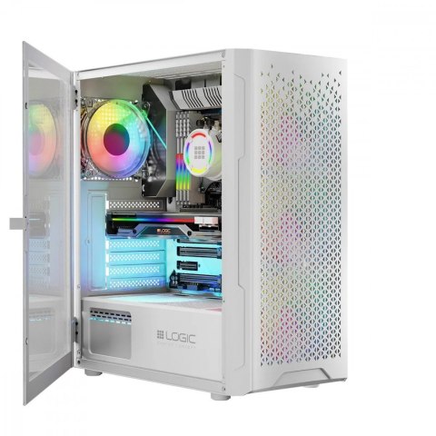Obudowa Komputerowa Logic Aramis ARGB Midi USB 3.0 Biała Obudowa Komputerowa Logic Aramis ARGB Midi USB 3.0 Biała