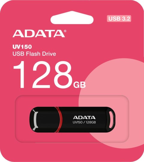 Adata Pendrive UV150 128GB USB3.2 czarny Adata Pendrive UV150 128GB USB3.2 czarny