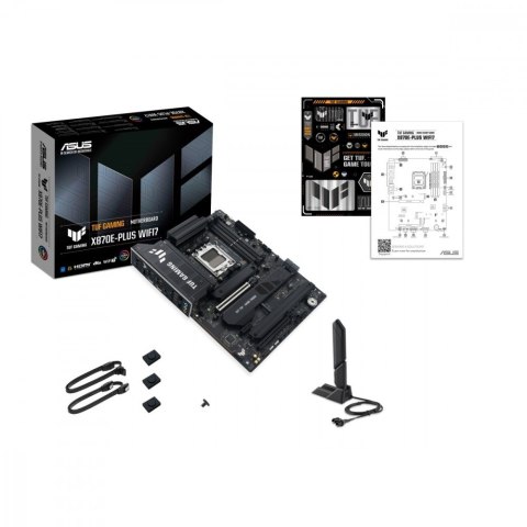 Płyta główna TUF GAMING X870E-PLUS WIFI AM5 4DDR5 HDMI/USB-C Płyta główna TUF GAMING X870E-PLUS WIFI AM5 4DDR5 HDMI/USB-C