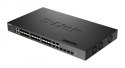 Przełącznik zarządzalny DXS-3410-32XY/E 10G warstwa 3 stakowalny 24*10GBASE-T + 4*10G SFP+ + 4*25G SFP28 Multi-Gigabit