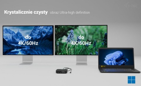 Stacja dokująca USB-C 2x HDMI Dock PD + Ładowarka 100W Stacja dokująca USB-C 2x HDMI Dock PD + Ładowarka 100W