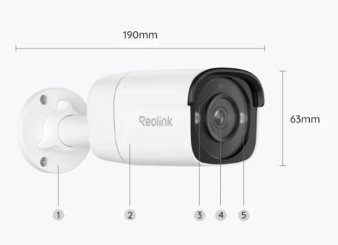 Kamera IP Reolink P320 5MP POE biała Kamera IP Reolink P320 5MP POE biała
