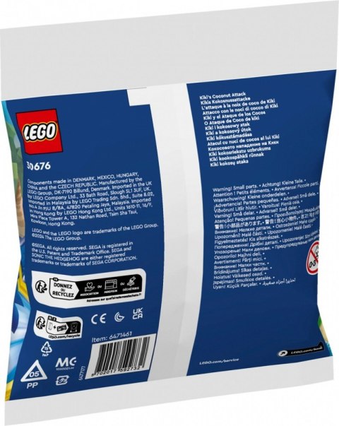 Klocki Sonic 30676 Kiki i kokosowy atak Klocki Sonic 30676 Kiki i kokosowy atak