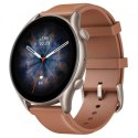 Smartwatch GTR3 Pro brązowa skóra