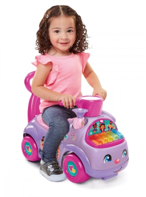 Jeździk Fisher Price Muzyczna Parada fioletowy Jeździk Fisher Price Muzyczna Parada fioletowy