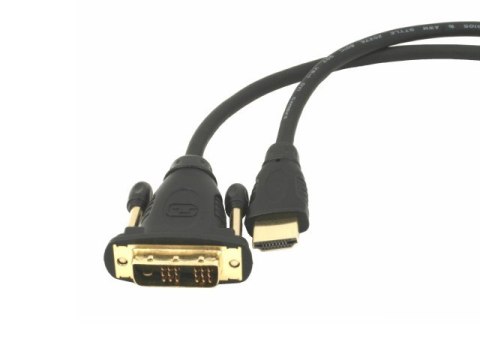 Kabel HDMI-DVI 1.8M (pozłacane końcówki) Kabel HDMI-DVI 1.8M (pozłacane końcówki)
