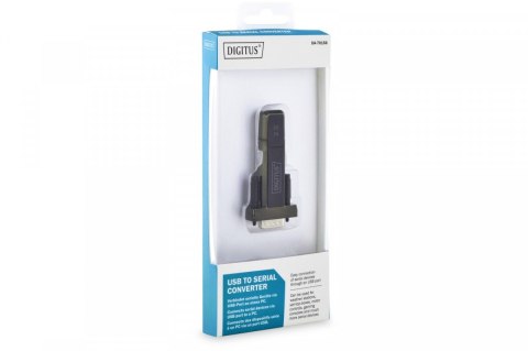 Konwerter/Adapter USB 2.0 do RS232 (DB9) z kablem USB A M/Ż 80cm Konwerter/Adapter USB 2.0 do RS232 (DB9) z kablem USB A M/Ż 80cm