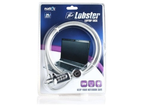 Linka zabezpieczajaca do notebooka LOBSTER CODE Linka zabezpieczajaca do notebooka LOBSTER CODE