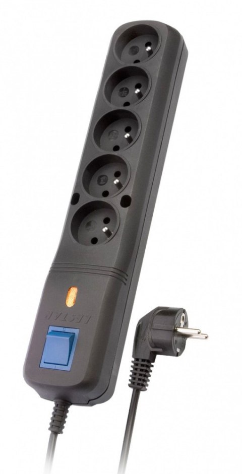 Listwa przeciwprzepięciowa LF-530WA, 3L EMI/RFI, 5,0m, czarna Listwa przeciwprzepięciowa LF-530WA, 3L EMI/RFI, 5,0m, czarna