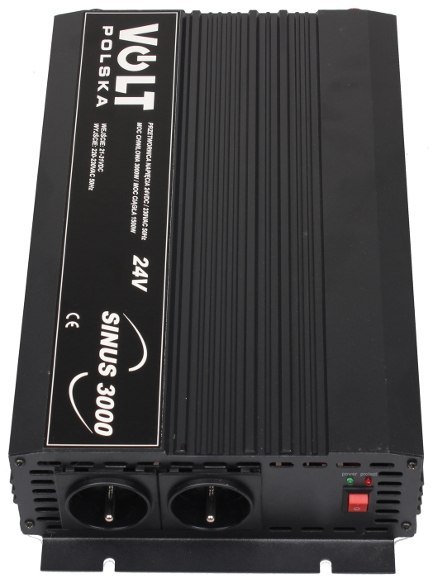 PRZETWORNICA VOLT POLSKA SINUS 3000 24V / 230V 1500/3000W PRZETWORNICA VOLT POLSKA SINUS 3000 24V / 230V 1500/3000W
