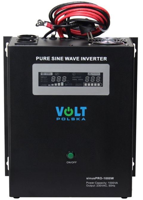 PRZETWORNICA VOLT POLSKA SINUSPRO-1000W 12V 700/1000W PRZETWORNICA VOLT POLSKA SINUSPRO-1000W 12V 700/1000W