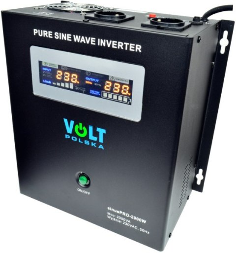 PRZETWORNICA VOLT POLSKA SINUSPRO-2000W 24V 1400/2000W PRZETWORNICA VOLT POLSKA SINUSPRO-2000W 24V 1400/2000W
