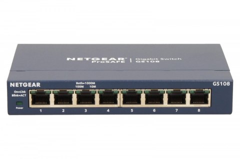 Switch Unmanaged Plus 8xGE - GS108GE Switch Unmanaged Plus 8xGE - GS108GE