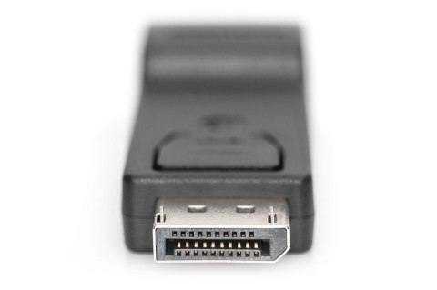 Adapter Displayport 1080p 60Hz FHD Typ DP/HDMI A M/Ż czarny Adapter Displayport 1080p 60Hz FHD Typ DP/HDMI A M/Ż czarny