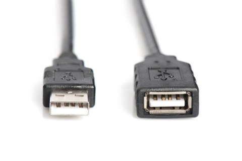 Kabel przedłużający USB 2.0 HighSpeed Typ USB A/USB A M/Ż aktywny, czarny 10m Kabel przedłużający USB 2.0 HighSpeed Typ USB A/USB A M/Ż aktywny, czarny 10m
