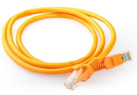 Patch cord kategoria 5e osłonka zalewana 0.5m pomarańczowy Patch cord kategoria 5e osłonka zalewana 0.5m pomarańczowy