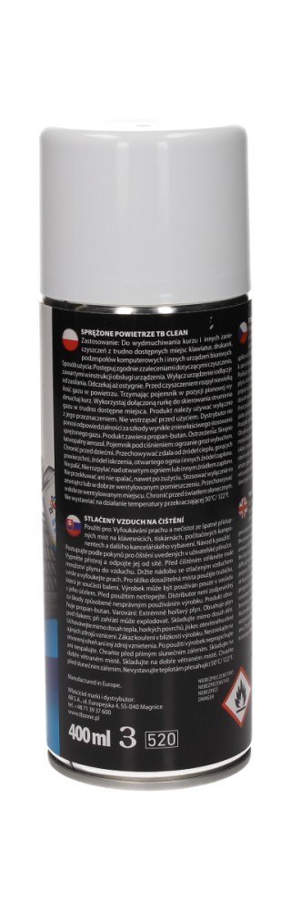Sprężone powietrze 400 ml Sprężone powietrze 400 ml