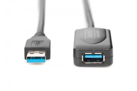 Kabel przedłużający USB 3.0 SuperSpeed Typ USB A/USB A M/Ż aktywny, czarny 5m Kabel przedłużający USB 3.0 SuperSpeed Typ USB A/USB A M/Ż aktywny, czarny 5m