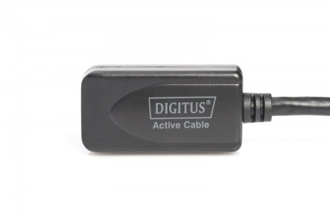 Kabel przedłużający USB 3.0 SuperSpeed Typ USB A/USB A M/Ż aktywny, czarny 5m Kabel przedłużający USB 3.0 SuperSpeed Typ USB A/USB A M/Ż aktywny, czarny 5m