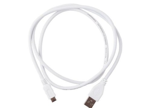 Kabel USB Micro AM-MBM5P 1m White Kabel USB Micro AM-MBM5P 1m White