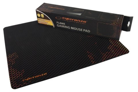 PODKŁADKA POD MYSZ GAMING EA146R FLAME CZARNO-POMARAŃCZOWA PODKŁADKA POD MYSZ GAMING EA146R FLAME CZARNO-POMARAŃCZOWA