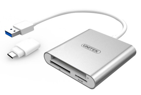 Czytnik kart pamieci USB 3.0 + USB TYP-C; Y-9313D Czytnik kart pamieci USB 3.0 + USB TYP-C; Y-9313D