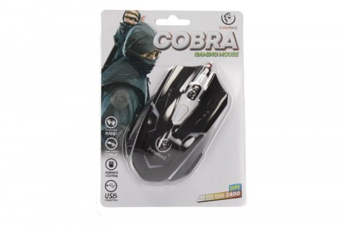 Gamingowa mysz optyczna USB COBRA 1000/1200/2400 DPI Gamingowa mysz optyczna USB COBRA 1000/1200/2400 DPI
