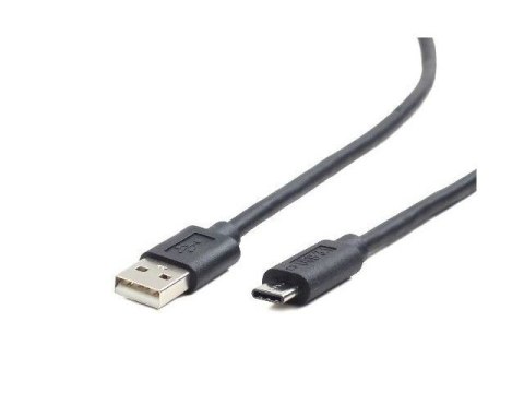 Kabel USB 2.0 typu AC AM-CM 1m czarny Kabel USB 2.0 typu AC AM-CM 1m czarny