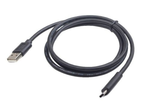 Kabel USB 2.0 typu AC AM-CM 1m czarny Kabel USB 2.0 typu AC AM-CM 1m czarny