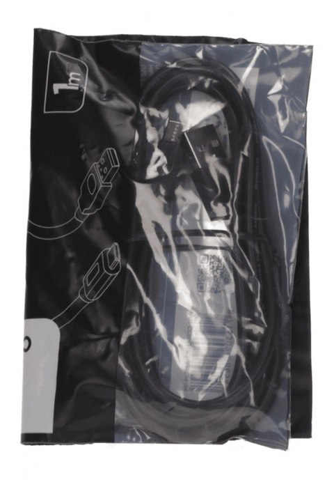 Kabel USB 2.0 typu AC AM-CM 1m czarny Kabel USB 2.0 typu AC AM-CM 1m czarny