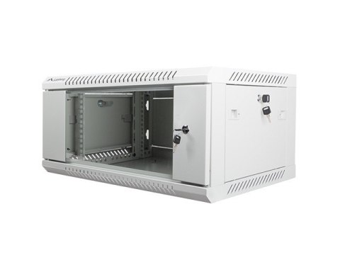 Szafa instalacyjna wisząca 19'' 4U 600X450mm szara (drzwi szklane) Szafa instalacyjna wisząca 19'' 4U 600X450mm szara (drzwi szklane)