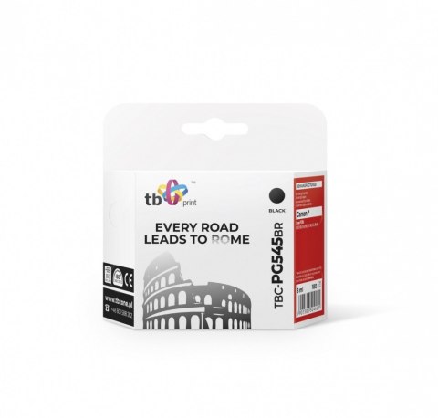 Tusz do Canon PIXMA iP2850/MG2950/2550/2450/MX495 TBC-PG545B BK ref. Tusz do Canon PIXMA iP2850/MG2950/2550/2450/MX495 TBC-PG545B BK ref.