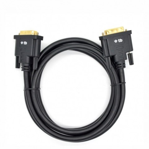 Kabel DVI M-M 24+1 1.8 m. czarny, pozłacany Kabel DVI M-M 24+1 1.8 m. czarny, pozłacany