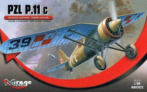Model plastikowy PZL P-11c Wersja z bombami Model plastikowy PZL P-11c Wersja z bombami