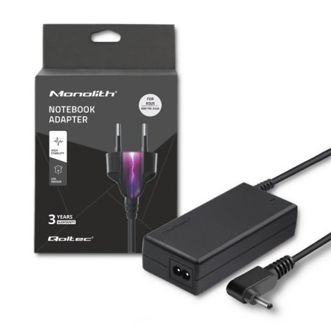 Zasilacz do Asus 65W | 19V | 3.42A | 4.0*1.35 |+kabel zasilający Zasilacz do Asus 65W | 19V | 3.42A | 4.0*1.35 |+kabel zasilający