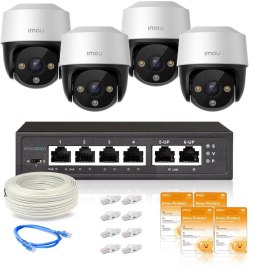 Zestaw 4 kamer IP Imou Cruiser 4MP POE z chmurą Imou Protect Basic