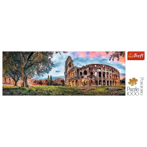 Puzzle 1000 elementów, Koloseum o poranku, Panoramiczne Puzzle 1000 elementów, Koloseum o poranku, Panoramiczne