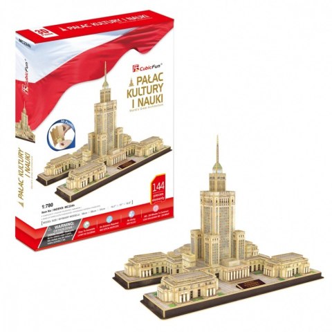 Puzzle 3D Palac Kultury i Nauki, 144 elementy Puzzle 3D Palac Kultury i Nauki, 144 elementy