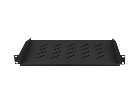 Półka do szaf 19'' 450/600/800/1000mm 1U 483x315mm black Półka do szaf 19'' 450/600/800/1000mm 1U 483x315mm black