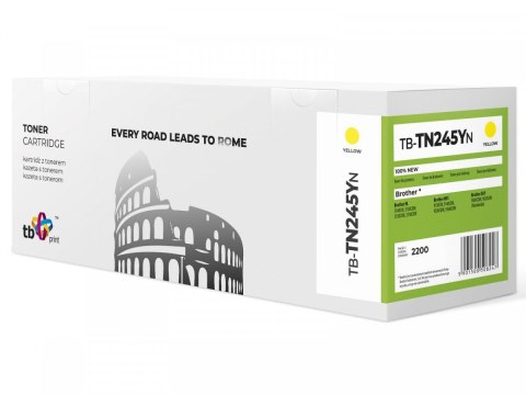 Toner do Brother TN245Y YE 100% nowy TB-TN245YN Toner do Brother TN245Y YE 100% nowy TB-TN245YN