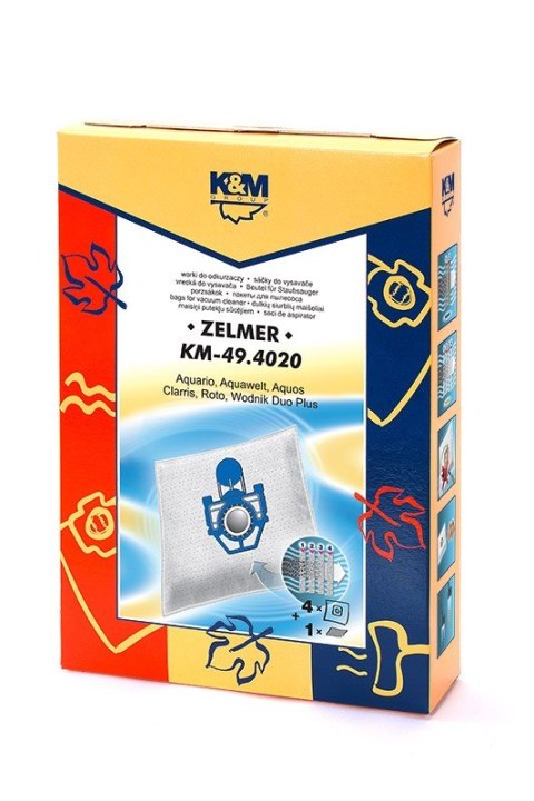 Worki do odkurzacza 4 szt. + 1 filtr KM 49.4020 Worki do odkurzacza 4 szt. + 1 filtr KM 49.4020